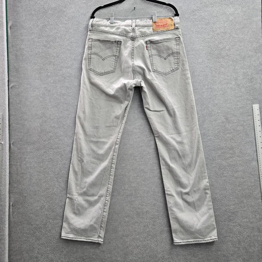 VINTAGE‎ Levi's 501 93 Men Jeans 33X32 Gray Denim Straight Leg Button 30